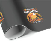 Halloween Kostuums Statement Spookhuis Ontwerp Cadeaupapier (Rol Hoek)
