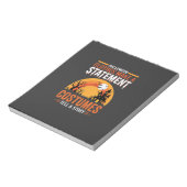 Halloween Kostuums Statement Spookhuis Ontwerp Notitieblok (Linkerzijde)