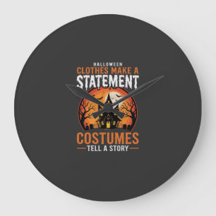 Halloween Kostuums Vertellen een Verhaal Griezelfi Grote Klok