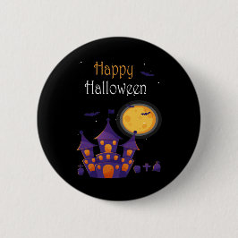 halloween kostuums voor volwassenen Witte horrorna Ronde Button 5,7 Cm