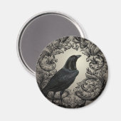  Halloween kraai Magneet (Voorkant / Achterkant)