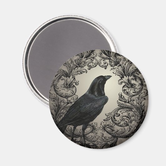  Halloween kraai Magneet (Voorkant / Achterkant)
