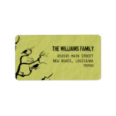 Halloween | Kraaien Etiket (Voorkant)