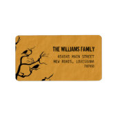 Halloween | Kraaien Etiket (Voorkant)