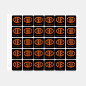 Halloween Kraaien Labels (Vel)