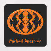 Halloween Kraaien Labels (Design 2)