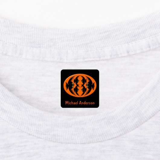 Halloween Kraaien Labels (Aangebracht)