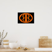 Halloween Kraaien Poster (Keuken)