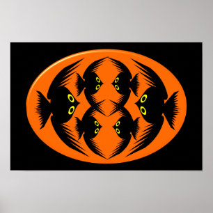Halloween Kraaien Poster