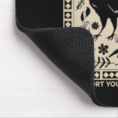 Halloween kraaien voor Bros Grappig Steun Uw Loc Muismat (Hoek)