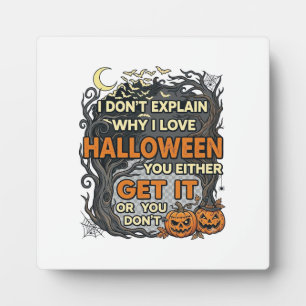 Halloween Krijg Het Griezelige Boom Pompoenen Vlee Fotoplaat