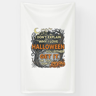 Halloween Krijg Het Griezelige Boom Pompoenen Vlee Spandoek