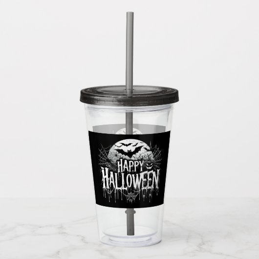  Halloween kunst Acryl Drinkbeker (Voorkant)