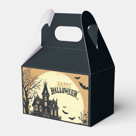 Halloween kunst Bedankdoosjes (Voorkant Zijde)
