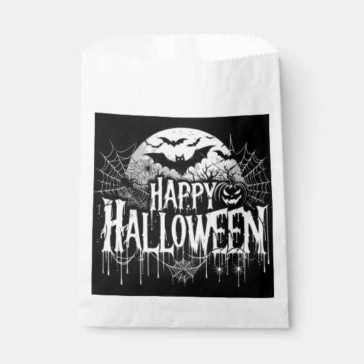 Halloween kunst Bedankzakje (Voorkant)