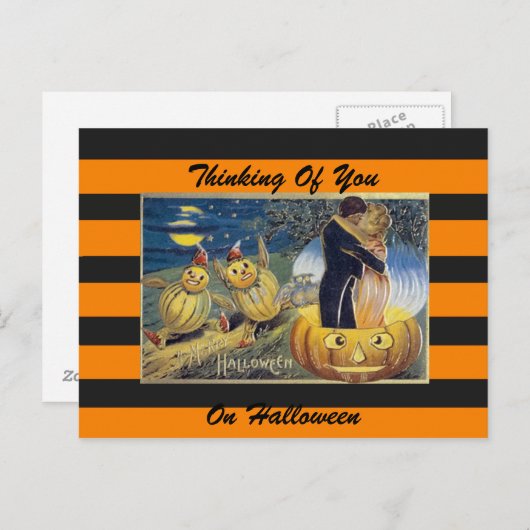 Halloween  kunst briefkaart (Voorkant / Achterkant)