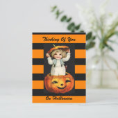 Halloween kunst briefkaart (Staand voorkant)
