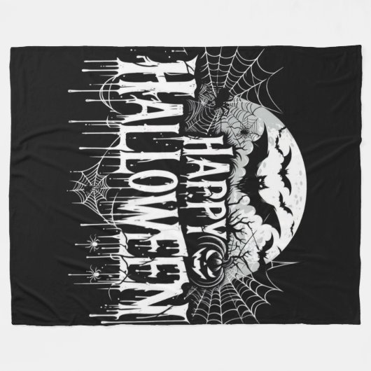  Halloween kunst Fleece Deken (Voorkant (Horizontaal))