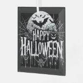  Halloween kunst Glas Ornament (Voorkant links)