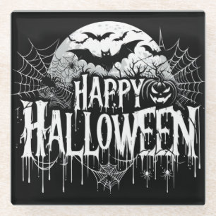 Halloween kunst Glazen Onderzetter