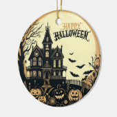Halloween kunst Keramisch Ornament (Links)