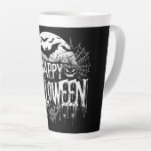 Halloween kunst Latte Mok (Rechterhoek)