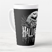 Halloween kunst Latte Mok (Linkerhoek)