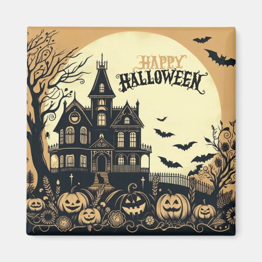 Halloween kunst Magneet (Voorkant)