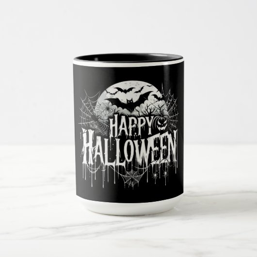 Halloween kunst Mok (Midden)