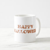 Halloween Kunst Pompoen Custom Mok (Voorkant rechts)