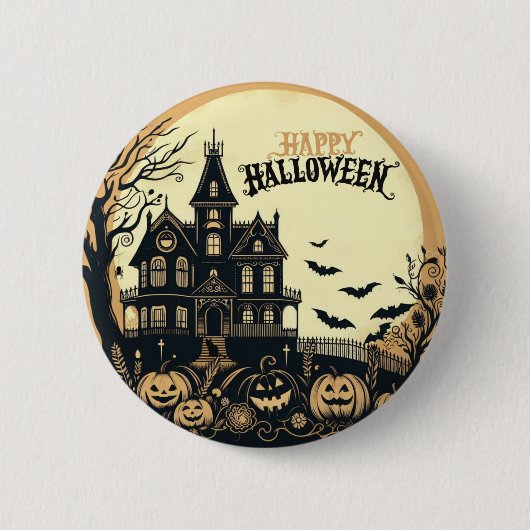  Halloween kunst Ronde Button 5,7 Cm (Voorkant)