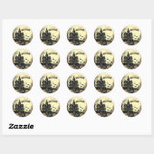 Halloween kunst Ronde Sticker (Vel)