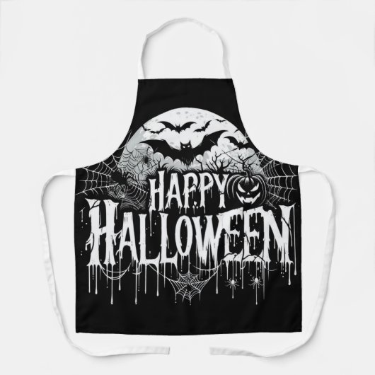  Halloween kunst Schort (Voorkant)