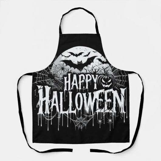 Halloween kunst Schort (Voorkant)