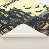 Halloween kunst Sherpa Deken (3/4)