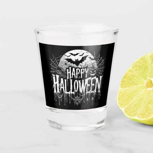 Halloween kunst Shot Glas (Voorkant)