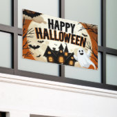 Halloween kunst Spandoek (Buitenkant Gebouw)