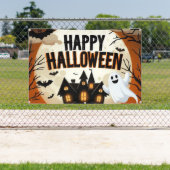 Halloween kunst Spandoek (Insitu)