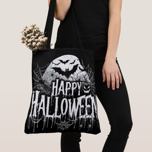  Halloween kunst Tote Bag (Dichtbij)