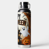  Halloween kunst Waterfles (Achterkant)