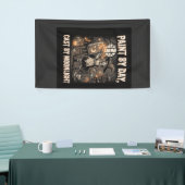 Halloween Kunstenaar Heks Magie Spandoek (Beurs)