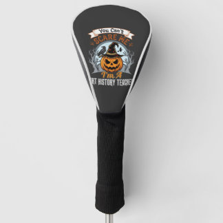 Halloween Kunstgeschiedenis Leraar Pompoen Ontwerp Golfheadcover