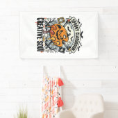 Halloween Kunstleraar Griezelflaskamer Spandoek (Insitu)