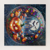 Halloween kunstpuzzel legpuzzel (Horizontaal)