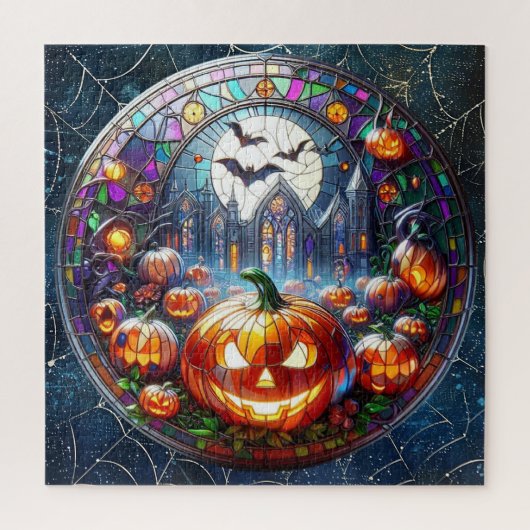 Halloween kunstpuzzel legpuzzel (Verticaal)