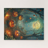 Halloween kunstpuzzel legpuzzel (Horizontaal)