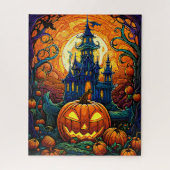 Halloween kunstpuzzel legpuzzel (Verticaal)