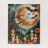 Halloween kunstpuzzel legpuzzel (Verticaal)