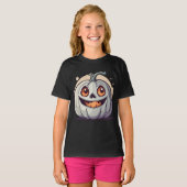 Halloween Kürbis Geist T-shirt (Voorkant volledig)