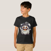 Halloween Kürbis Geist T-shirt (Voorkant volledig)